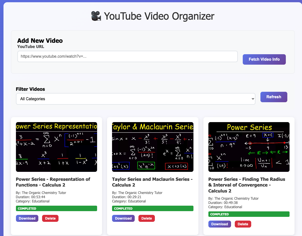 Youtube Video Downloader